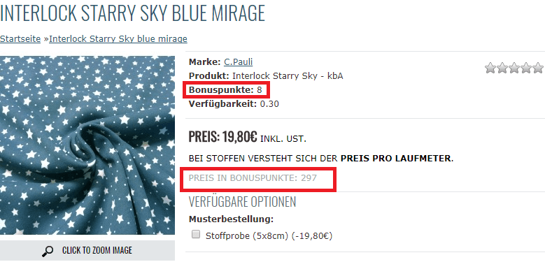 Anleitung Bonuspunkte