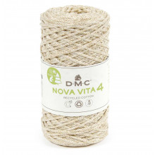 Nova Vita 4 Recyclinggarn - metallic natur 03