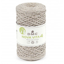 Nova Vita 4 Recyclinggarn - metallic beige 311