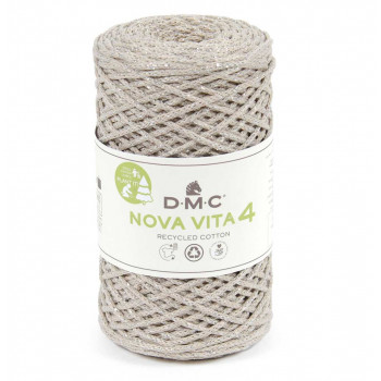 Nova Vita 4 Recyclinggarn - metallic beige 311