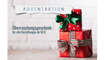 Adventaktion - Geschenk zu jeder Bestellung ab 50