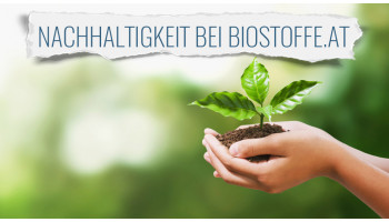 Nachhaltigkeit bei Biostoffe.at