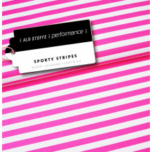 Performance Activewear Jersey Sporty Stripes pink