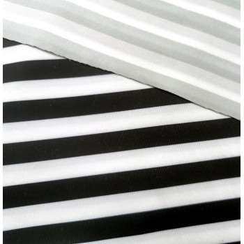 Performance Activewear Jersey Sporty Stripes schwarz