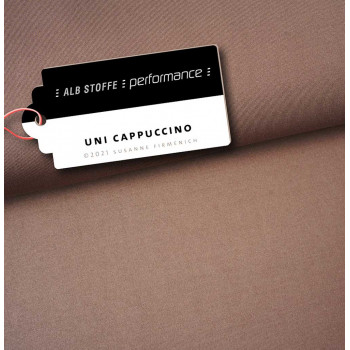 Reststück 80 cm Performance Activewear Jersey cappuccino