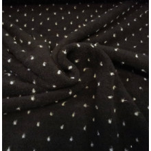 Teddy-Plüsch Plushy Dots schwarz