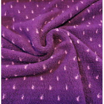 Teddy-Plüsch Plushy Dots viola