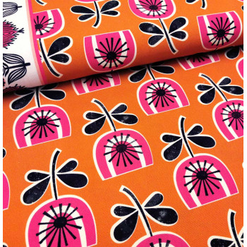 Canvas Goblet orange/pink