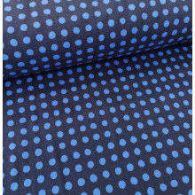Reststück 94 cm Jersey Dot by Dot navy