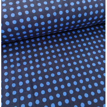 Reststück 94 cm Jersey Dot by Dot navy