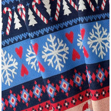 Jacquard Ugly Christmas Knitty RexMas blau