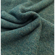 Merino-Wollfleece tannengrün meliert