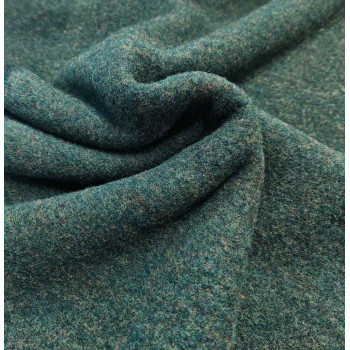 Merino-Wollfleece tannengrün meliert