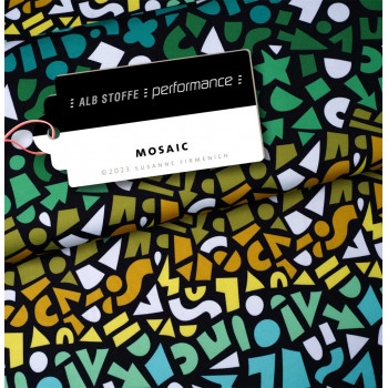 Performance Activewear Jersey Mosaic grün