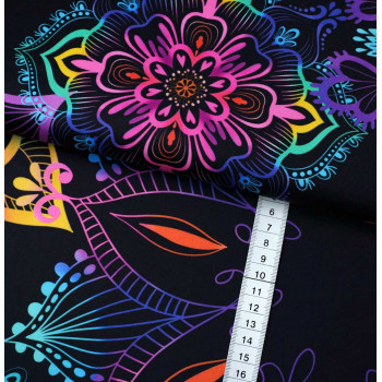 Performance Activewear Jersey Rainbow Circles schwarz