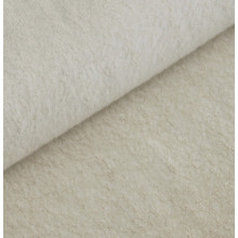 Teddy-Plüsch naturweiß