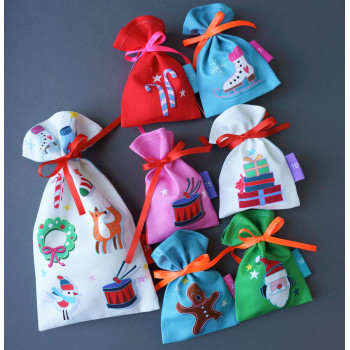 Canvas Christmas Ornaments