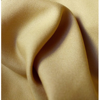 Feiner Viskose-Crepe mustard