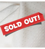 Reststück 70 cm Feiner Viskose-Dobby off-white