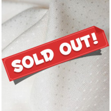 Reststück 70 cm Feiner Viskose-Dobby off-white