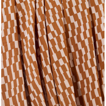 Feiner Viskose-Webstoff Domino ochre