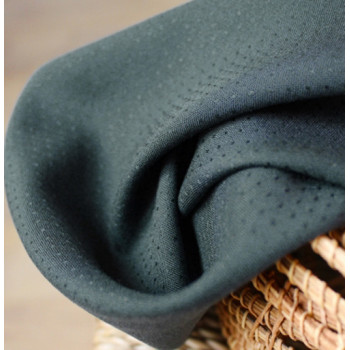 Reststück 75 cm Feiner Viskose-Dobby smokey