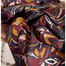 Feiner Viskose-Twill Hilma rust
