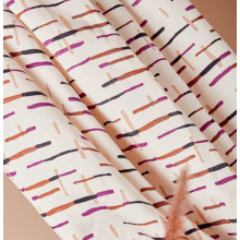 Webstoff Viskose/Leinen Loom off-white