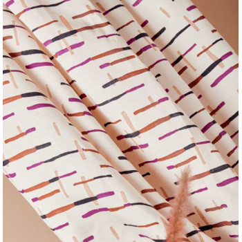 Webstoff Viskose/Leinen Loom off-white