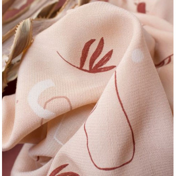 Feiner Viskose-Webstoff Sandstorm blush