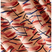 Feiner Viskose-Twill Fuji blush