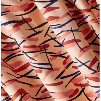 Feiner Viskose-Twill Fuji blush