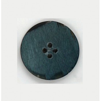 Recycling-Knopf trüffel/blau 23 mm