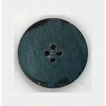 Recycling-Knopf trüffel/blau 28 mm
