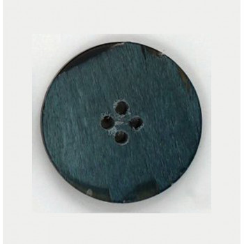 Recycling-Knopf trüffel/blau 28 mm
