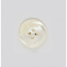 Perlmutter-Knopf naturweiß 12 mm
