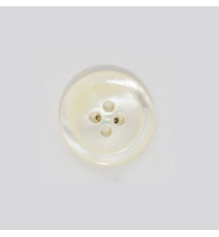 Perlmutter-Knopf naturweiß 12 mm