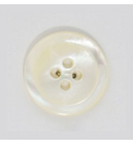 Perlmutter-Knopf naturweiß 20 mm