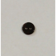 Perlmutter-Knopf Black Pen 10 mm