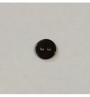 Perlmutter-Knopf Black Pen 10 mm