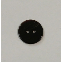 Perlmutter-Knopf Black Pen 14 mm