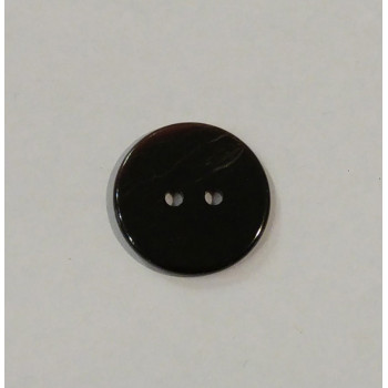 Perlmutter-Knopf Black Pen 14 mm