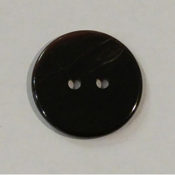Perlmutter-Knopf Black Pen 23 mm