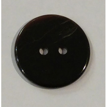 Perlmutter-Knopf Black Pen 30 mm