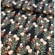 Cotton Lawn Snowball Flowers