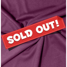 Reststück 74 cm Kuschelsweat purple passion