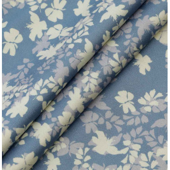 Viskose-Satin Fiori