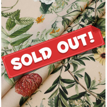 Viskose-Satin Flower Sea