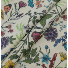 Viskose-Satin Papillon bunt