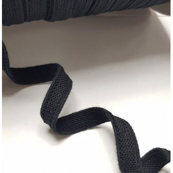 Doppelflauschband 11 mm schwarz